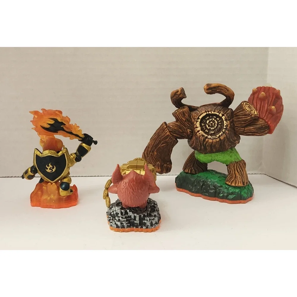 Skylanders Giants Legendary Lot of Figures Trigger Happy Ignitor Tree Rex